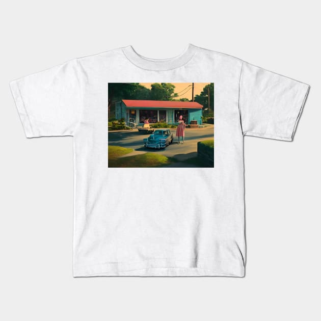 Neighborhood Giant Kids T-Shirt by BryanWhipple